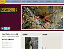 Tablet Screenshot of kromapresas.com